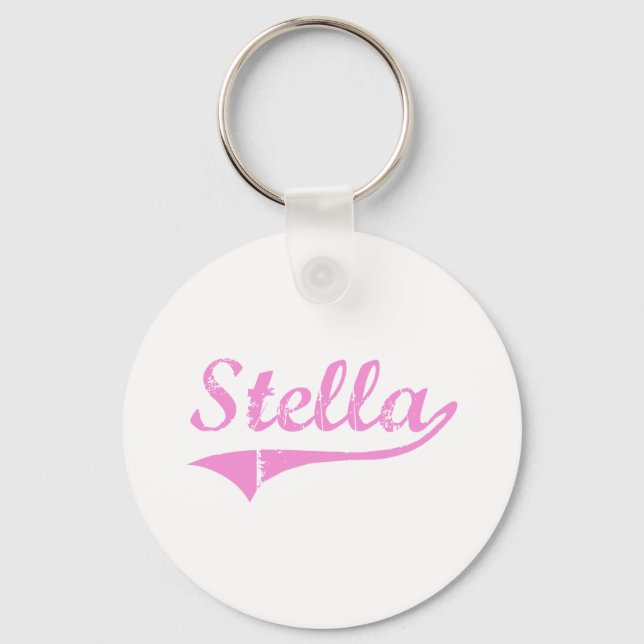 Stella Classic Style Name Key Ring (Front)