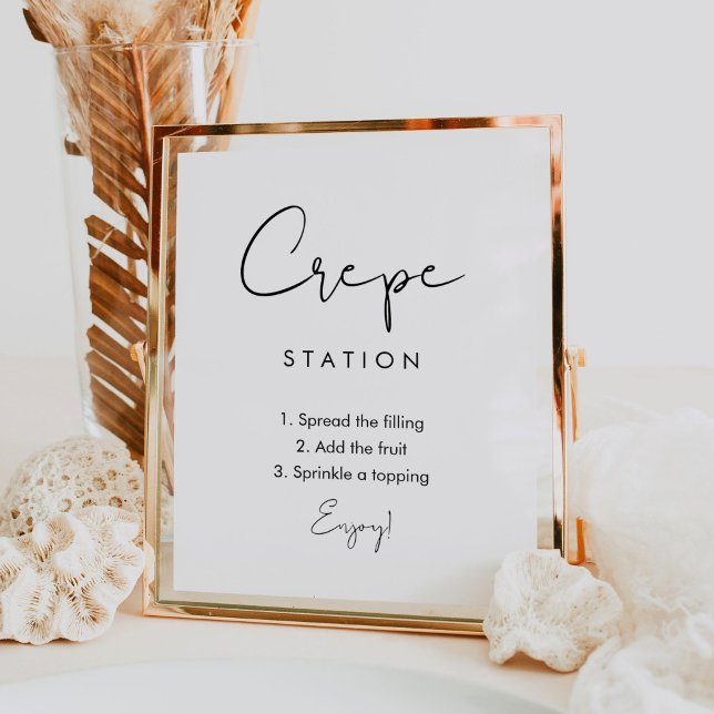 STELLA Crepe Station, Crepe Bar Sign (Creator Uploaded)