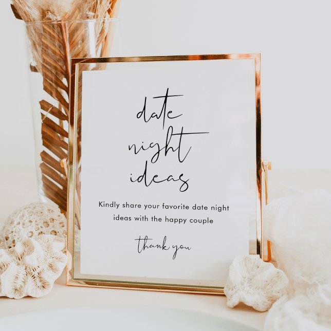 STELLA Date Night Ideas Sign Bridal Shower (Creator Uploaded)