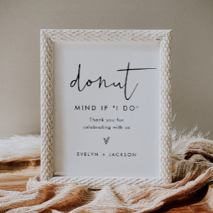STELLA Doughnut Wedding Sign Doughnut Mind If I Do