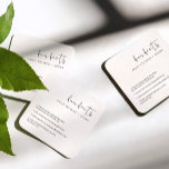 STELLA Fun Facts About the Bride and Groom Square Paper Coaster<br><div class="desc">Discover the captivating allure of our Stella Collection, meticulously crafted to infuse your baby shower with an air of modern minimalism and a touch of edgy sophistication. Designed to seamlessly blend bohemian charm with timeless elegance, this versatile collection guarantees to elevate the aesthetics of any style baby shower, transforming your...</div>