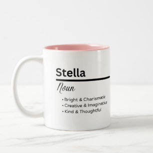 Stella Girl Personalized Name Meaning Mug