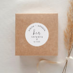 STELLA Her Favourite Treat Favour 1.5" (sheet of 2 Classic Round Sticker<br><div class="desc">Discover the captivating allure of our Stella Collection, meticulously crafted to infuse your baby shower with an air of modern minimalism and a touch of edgy sophistication. Designed to seamlessly blend bohemian charm with timeless elegance, this versatile collection guarantees to elevate the aesthetics of any style baby shower, transforming your...</div>