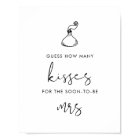 STELLA How Many Kisses Bridal Shower Game