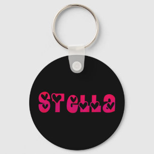 Stella in Hearts Key Ring