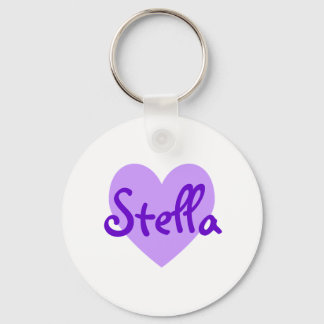 Stella in Purple Key Ring