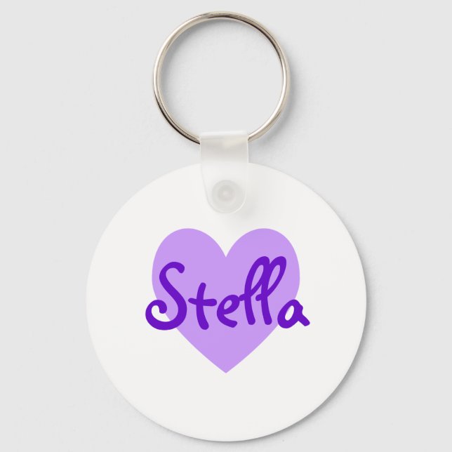 Stella in Purple Key Ring (Front)