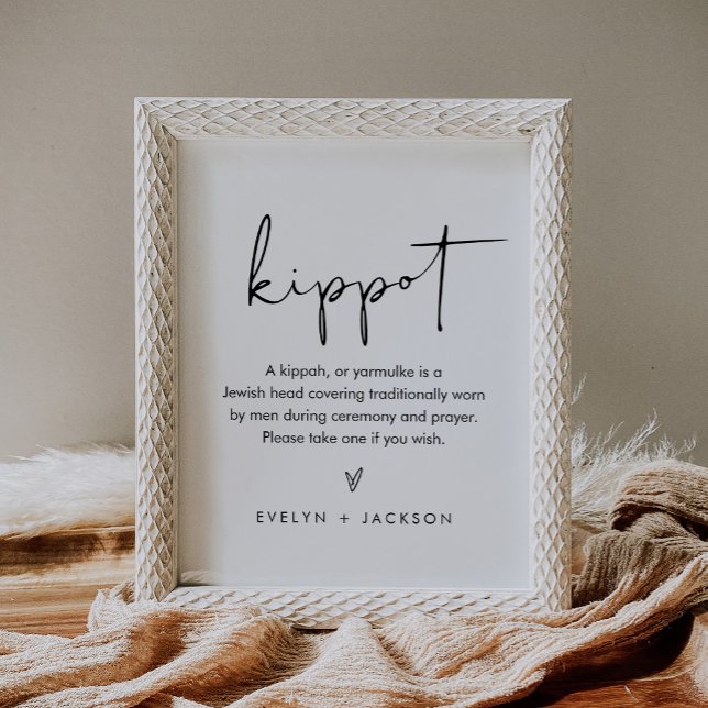 STELLA Kippot Kippah Yarmulke Wedding Sign (Creator Uploaded)