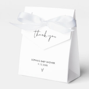 STELLA Modern Minimalist Baby Shower Favour Box
