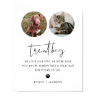 STELLA Pet Treat Bag, Dog Biscuit Bar Wedding Sign