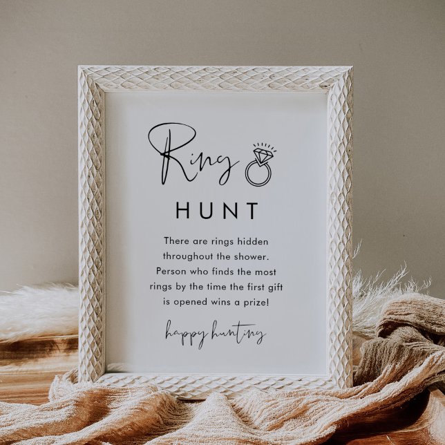 STELLA Ring Hunt Game Bridal Shower Sign (Creator Uploaded)