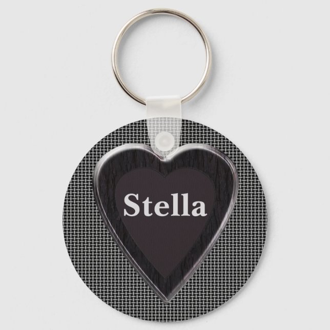 Stella Stole My Heart Keychain (Front)