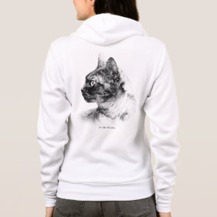 Stella the Grey Cat Hoodie