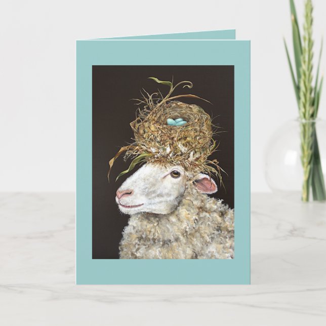 Stella the sheep card (Front)