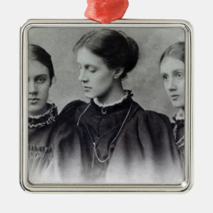 Stella, Vanessa and Virginia Stephen, c.1896 Metal Tree Decoration