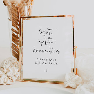 STELLA Wedding Glow Stick Sign