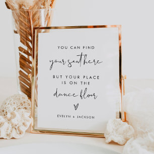STELLA Wedding Seating, Place Card Sign