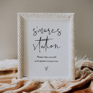 STELLA Wedding S'mores Station Sign