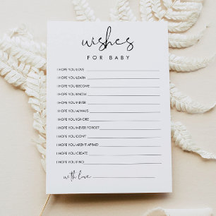 STELLA Wishes for Baby Advice Card