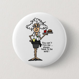Stella With Attitude Humour 6 Cm Round Badge