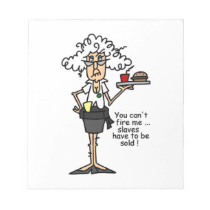 Stella With Attitude Humour Notepad