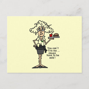 Stella With Attitude Humour Postcard