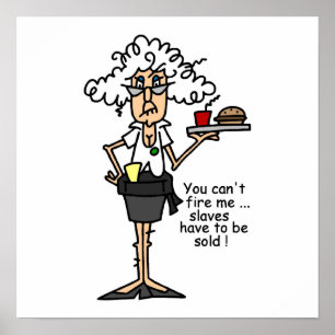 Stella With Attitude Humour Poster