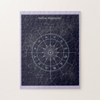 Stellar Align Monochrome Art Jigsaw Puzzle ジグソーパズル