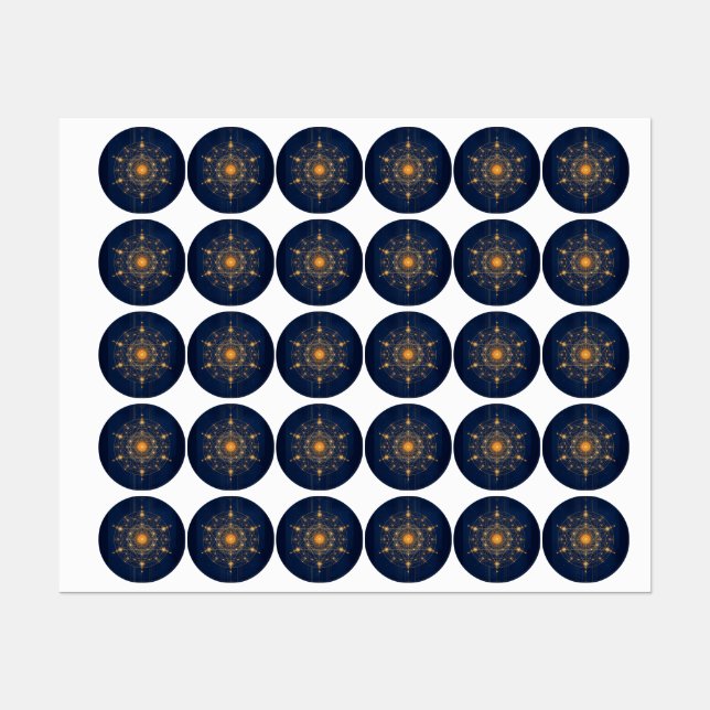 Stellar Alignment: The Geometry of Inner Light (Sheet)