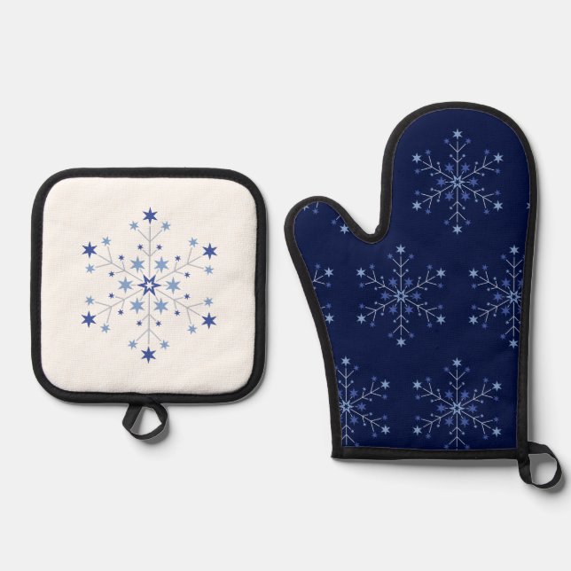 Stellar Beginnings Oven Mitt & Pot Holder Set (Front)