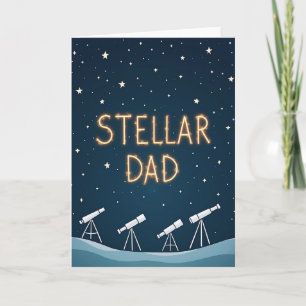 Stellar Dad Art Card