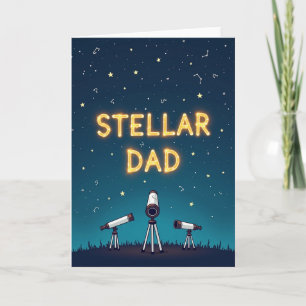 Stellar Dad Night Sky Card