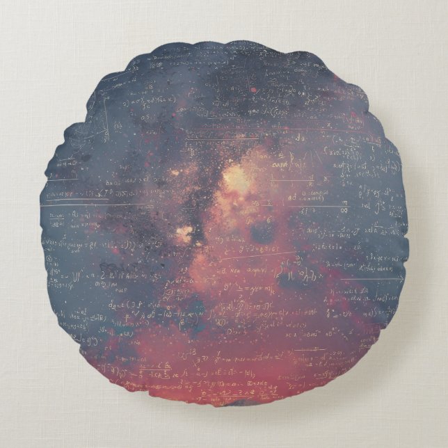 Stellar Equations: The Cosmic Theorem Throw Pillow (Front)