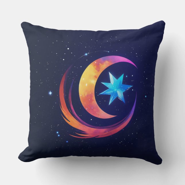 Stellar Gravity Emblem T-Shirt Cushion (Front)