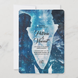 Stellar Love Couple Wedding Invitation