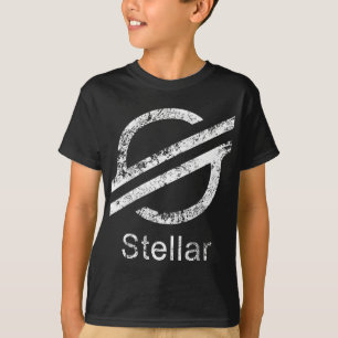 STELLAR LUMENS Crypto XLM Token Decentralised Bloc T-Shirt