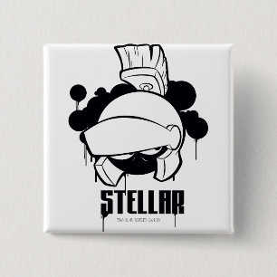 Stellar MARVIN THE MARTIAN™ 15 Cm Square Badge