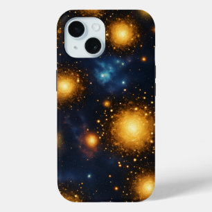 Stellar Nexus Galactic Motif Elegance iPhone 15 Case
