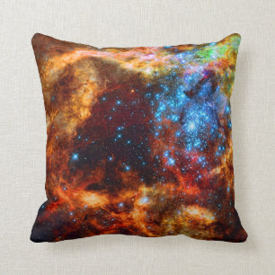 Stellar Nursery R136 in the Tarantula Nebula Cushion