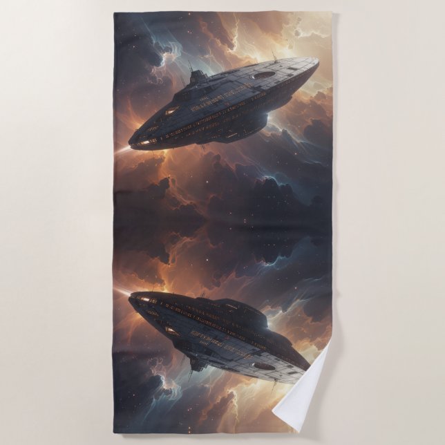 Stellar Path – Journey Through the Universe´13 Beach Towel (Front)