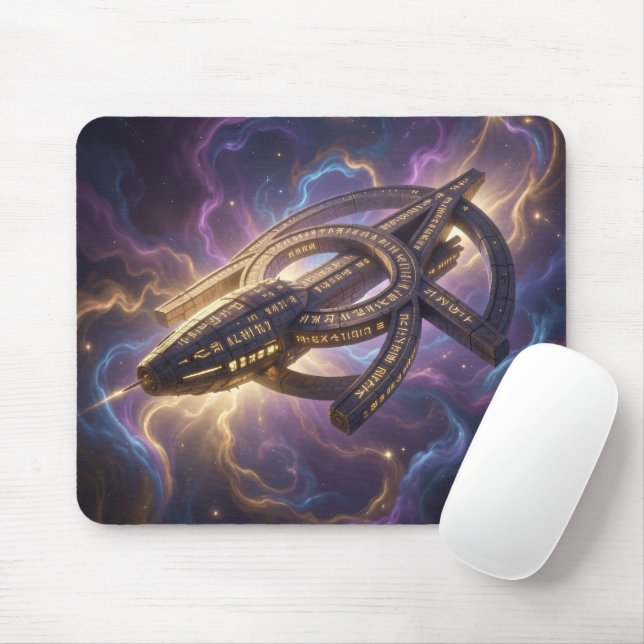 Stellar Path – Journey Through the Universe´14 Mouse Mat (With Mouse)