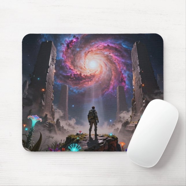Stellar Path – Journey Through the Universe´3 Mouse Mat (With Mouse)