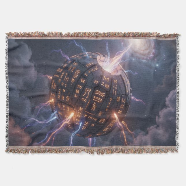 Stellar Path – Journey Through the Universe´4 Throw Blanket (Front)