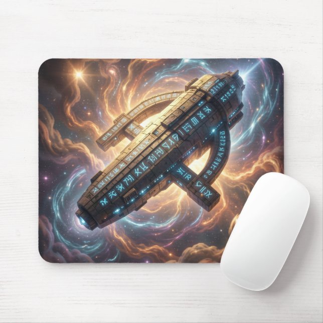 Stellar Path – Journey Through the Universe´5 Mouse Mat (With Mouse)