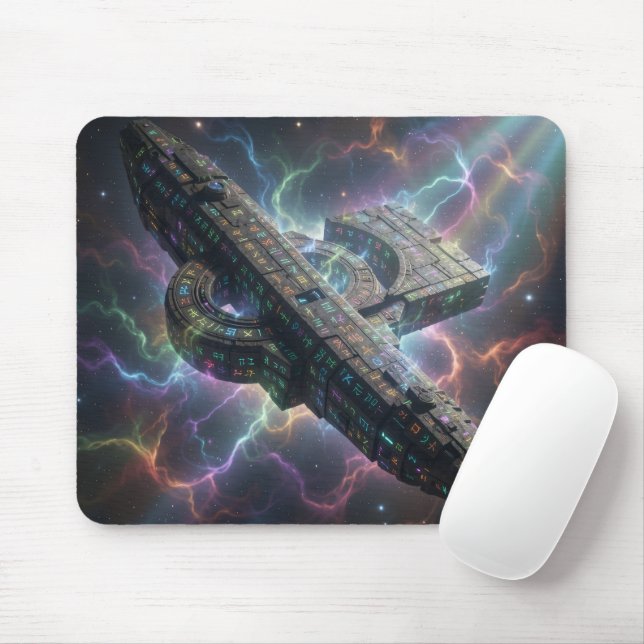 Stellar Path – Journey Through the Universe´6 Mouse Mat (With Mouse)