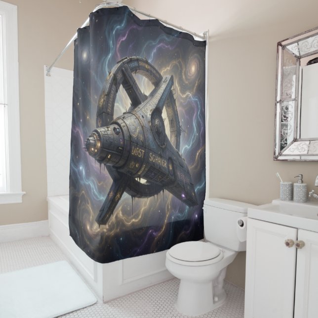 Stellar Path – Journey Through the Universe´7 Shower Curtain (In Situ)