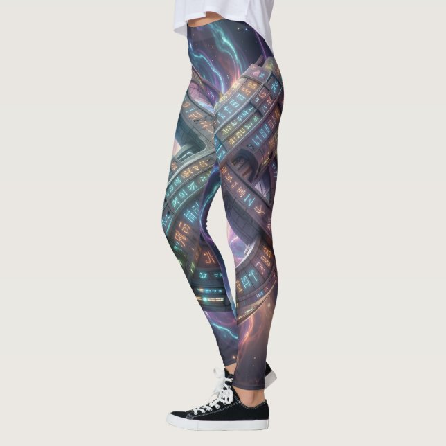 Stellar Path – Journey Through the Universe´8 Leggings (Left)