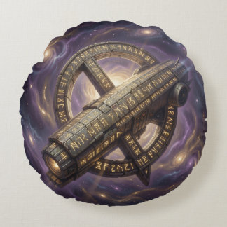 Stellar Path – Journey Through the Universe´9 Round Cushion