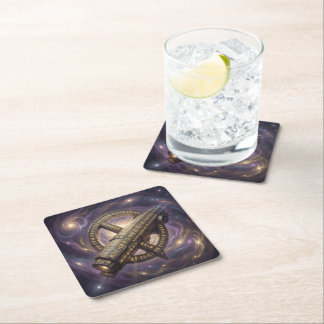 Stellar Path – Journey Through the Universe´9 Square Paper Coaster