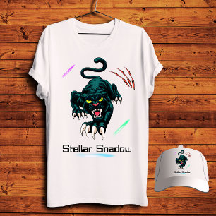 Stellar Shadow Galaxy Panther T-Shirt